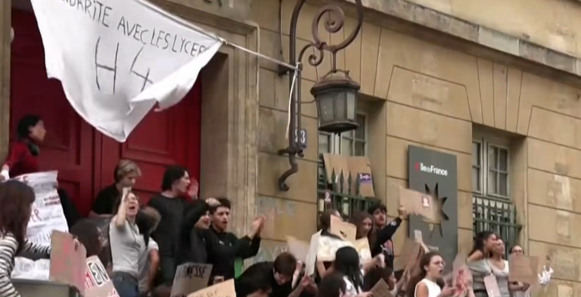 France Student Protests Expand Over Education Funding and School Conditions