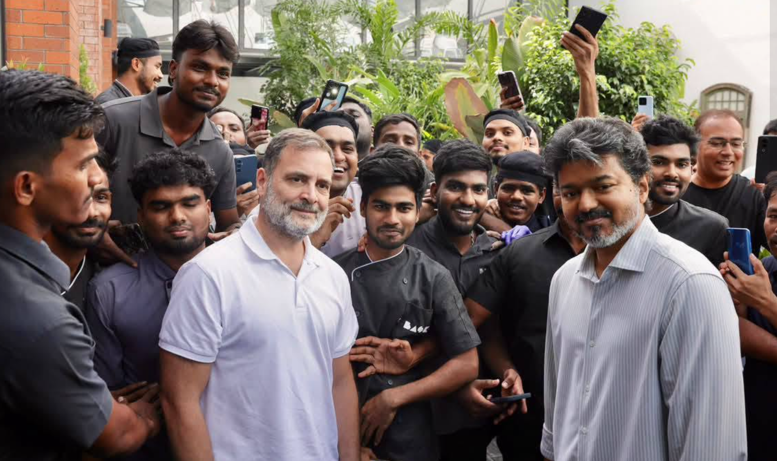 Rahul Gandhi Meets Tamil Nadu CM Vijay in Chennai