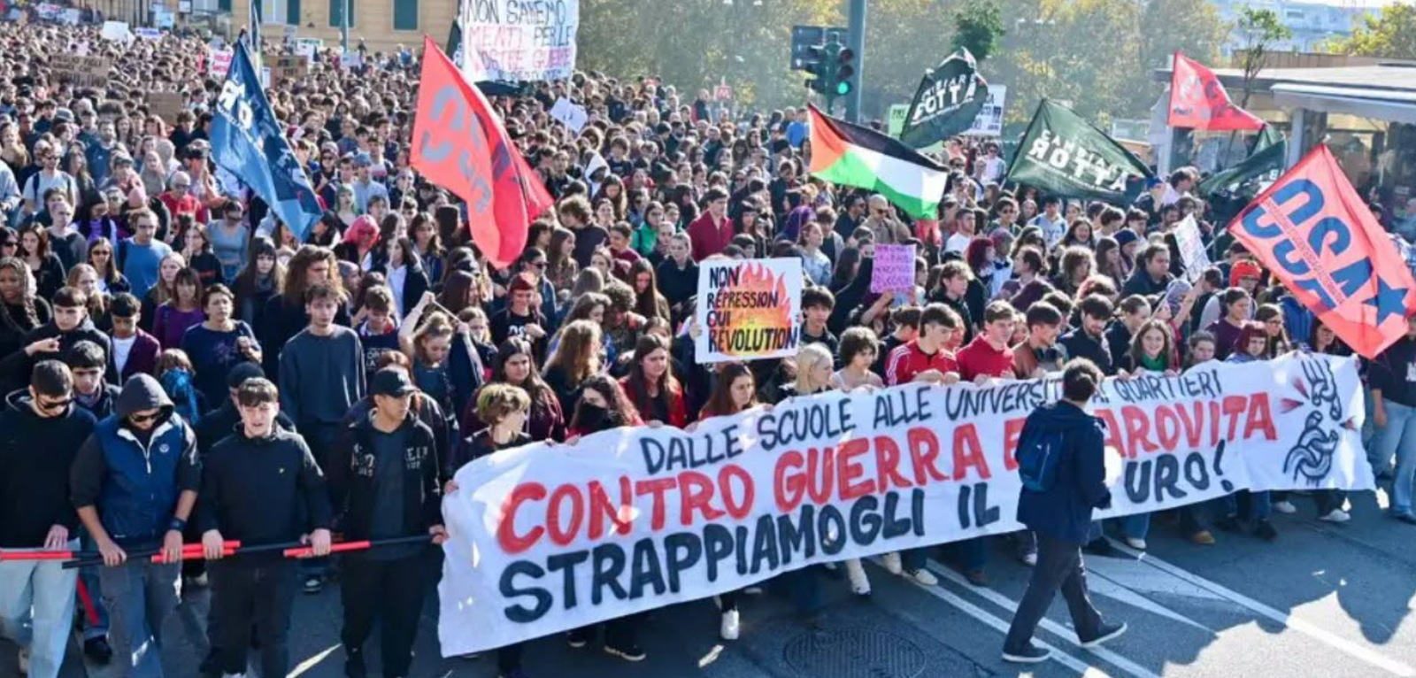 Italy Sees Mass Protests During Nationwide General Strike