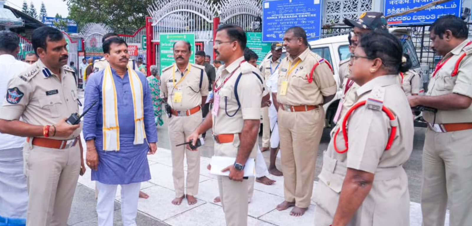 తిరుమల గరుడ సేవకు పటిష్ట భద్రత.. పోలీస్, టీటీడీ సంయుక్త తనిఖీలు