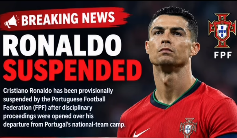 Cristiano Ronaldo Provisionally Suspended by Portugal FA After Walkout