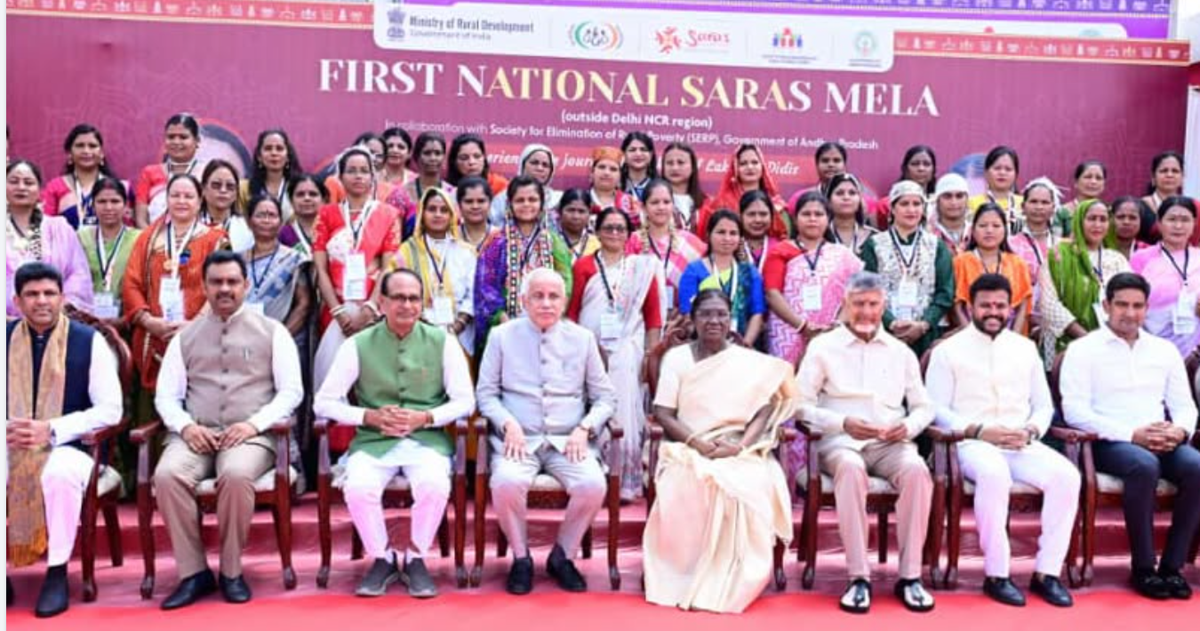 President Droupadi Murmu Inaugurates National Saras Mela 2026 in Vijayawada