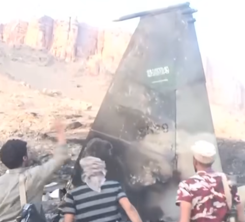 Video Verified Houthis Down Saudi F-15 Fighter Over Yemen