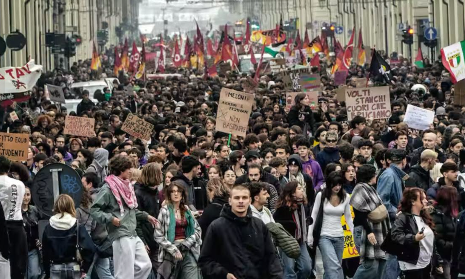 Italy Sees Mass Protests During Nationwide General Strike