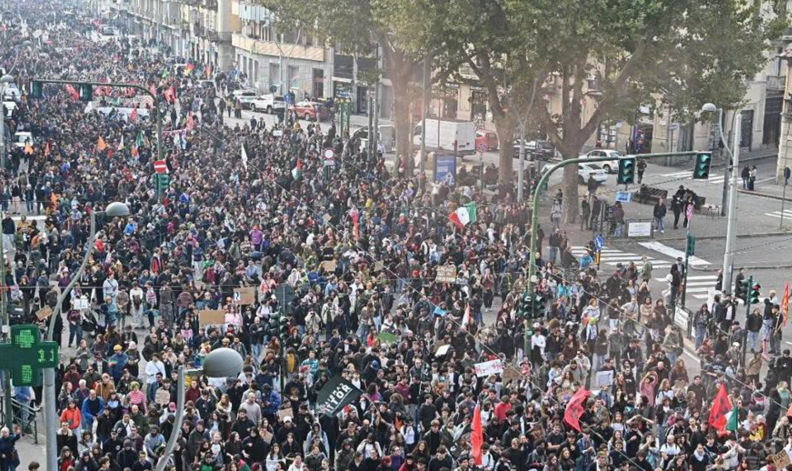 Italy Sees Mass Protests During Nationwide General Strike