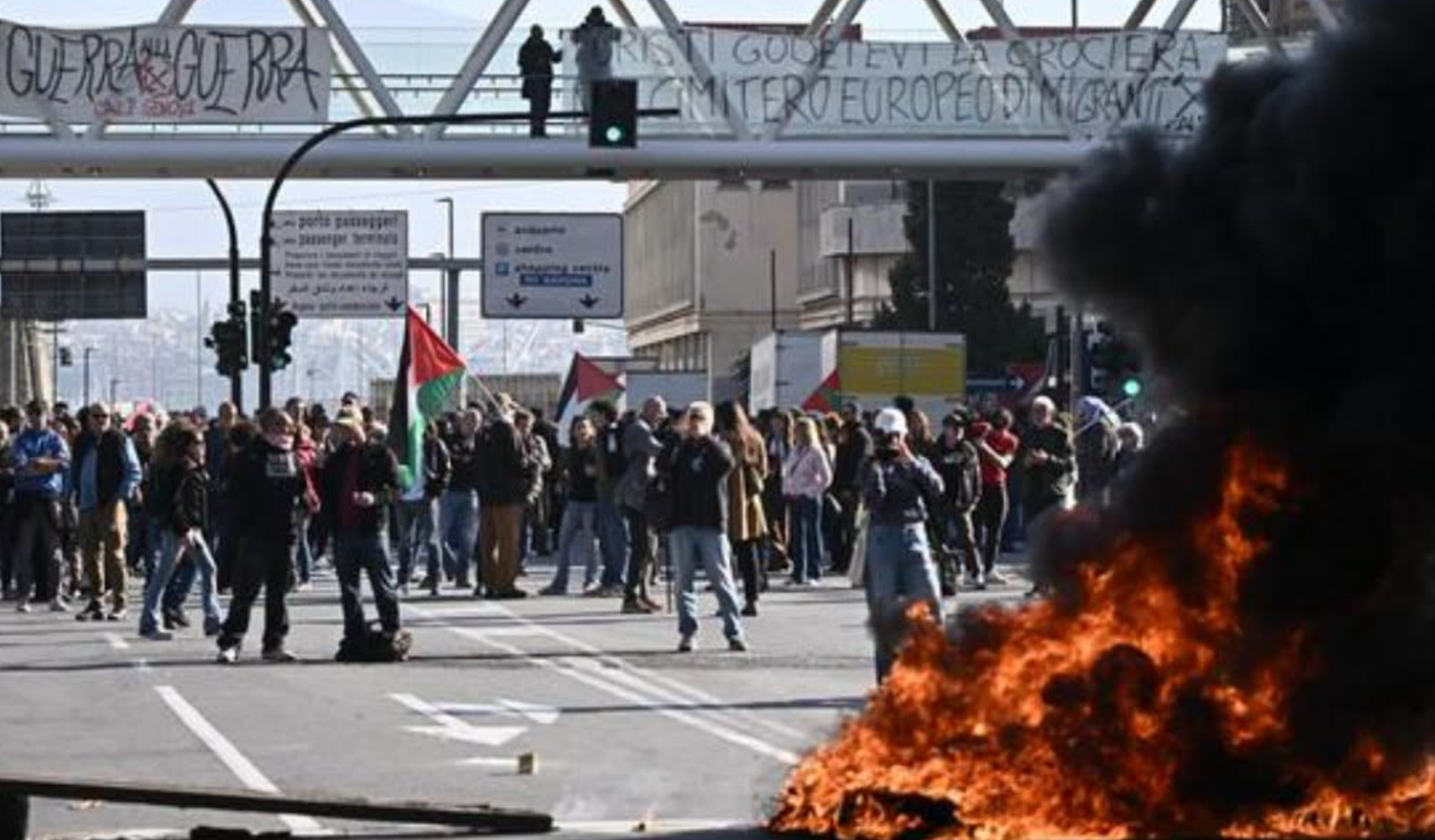 Italy Sees Mass Protests During Nationwide General Strike