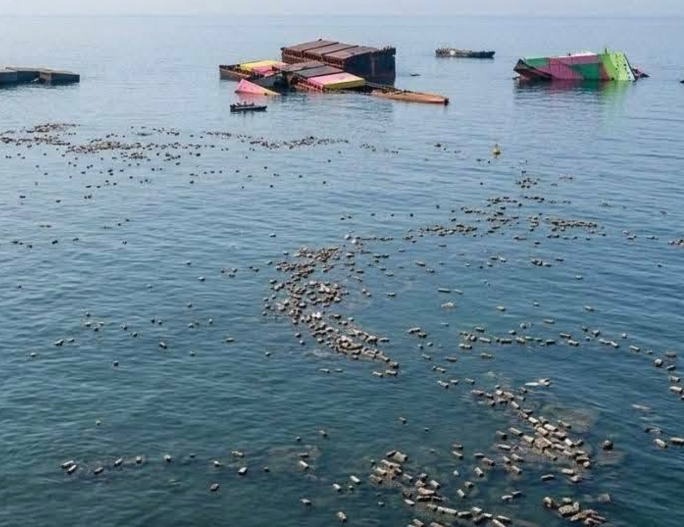 GFS Pride Sinks in Strait of Hormuz Viral Video Appears to Show Floating iPhone Boxes and Perfume