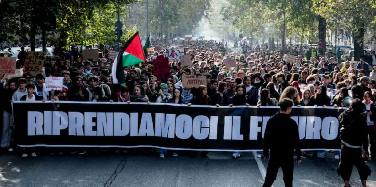 Italy Sees Mass Protests During Nationwide General Strike