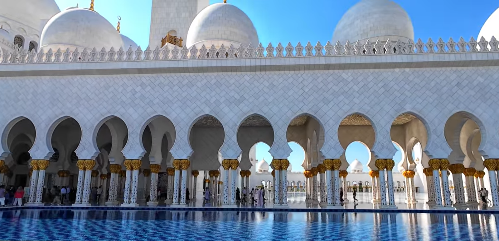 Abu Dhabi White Mosque, Louvre Dome and Islands of Calm