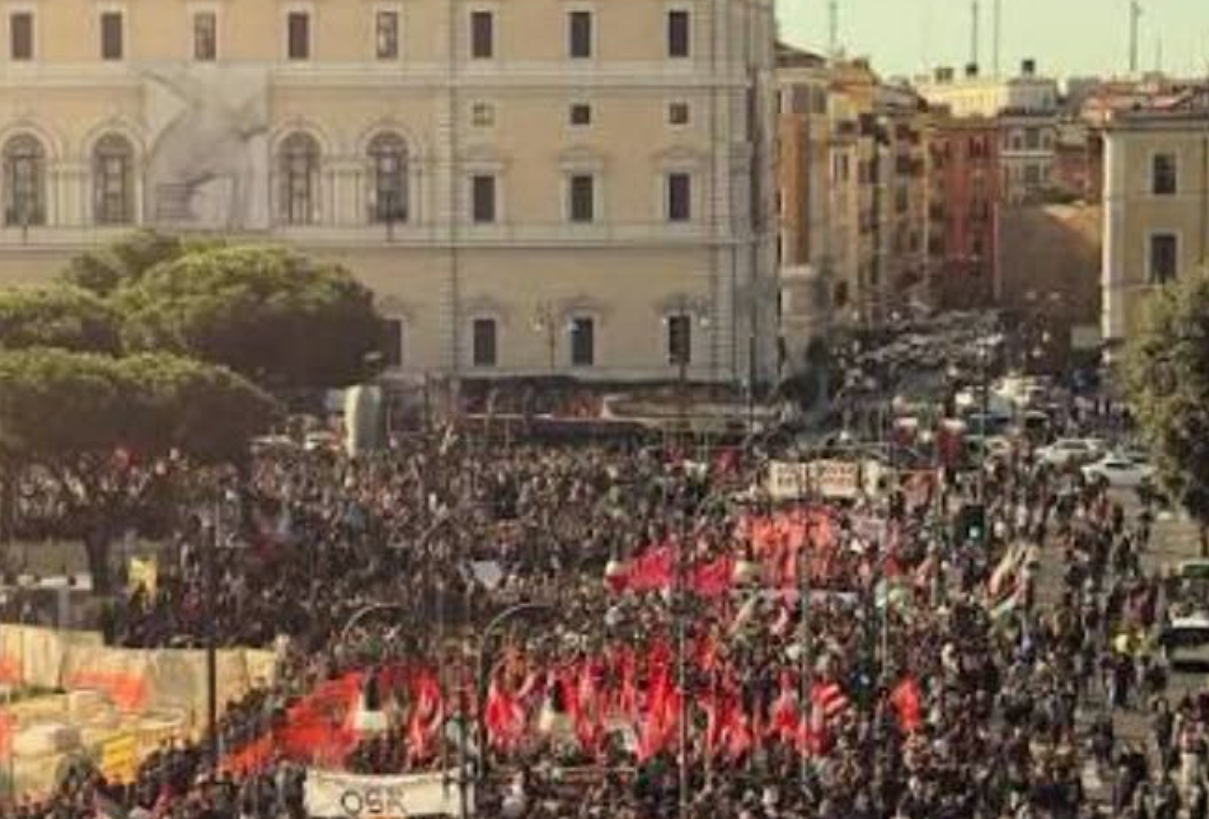 Italy Sees Mass Protests During Nationwide General Strike