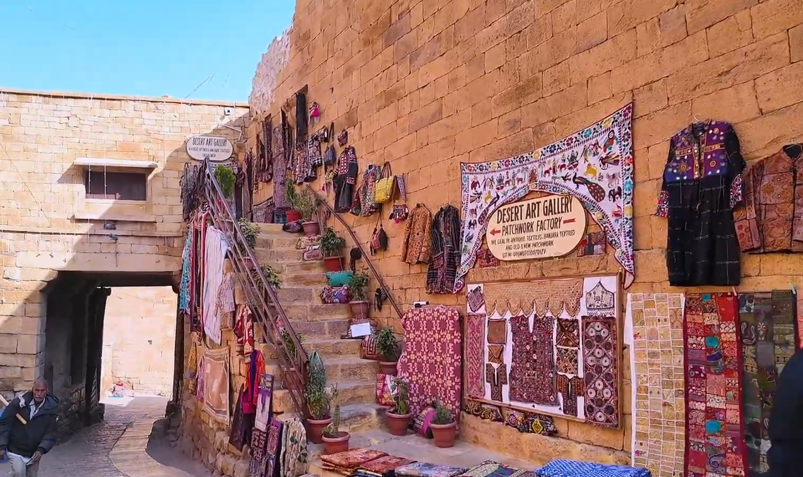 Jaisalmer Inside the Golden Fort and Onto the Thar Sands