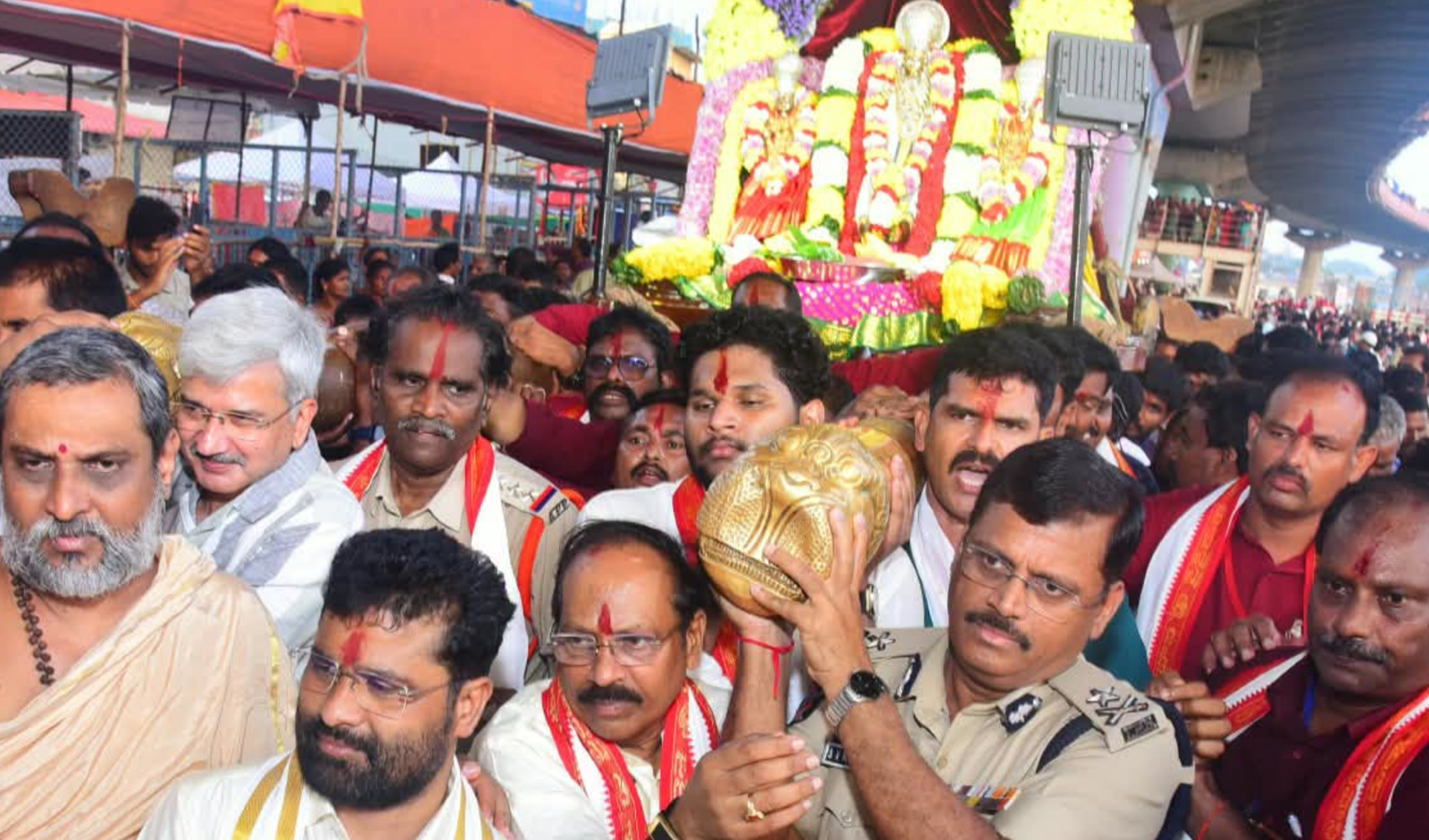 Vijayawada Dasara Celebrations End Peacefully with Strong Police Security