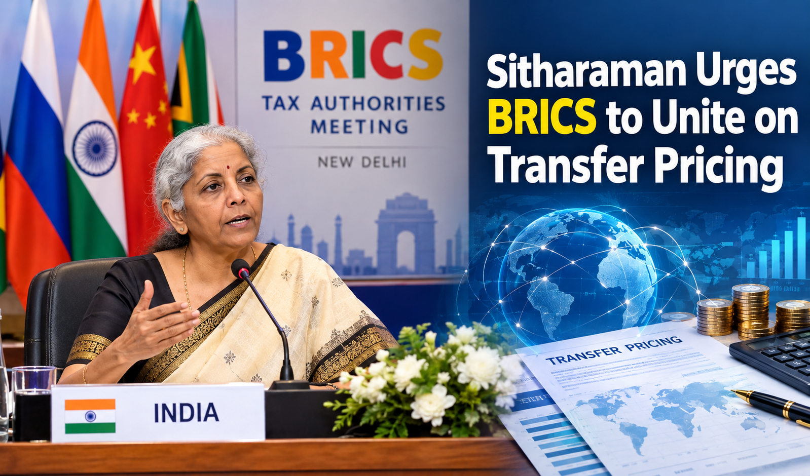 Sitharaman Urges BRICS to Unite on Transfer Pricing