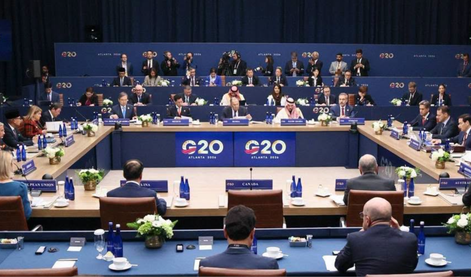G20 Foreign Ministers Skip Group Photo Over Russia Dispute