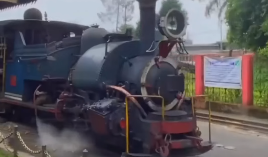 Darjeeling Riding the Toy Train Through Tea and Cloud