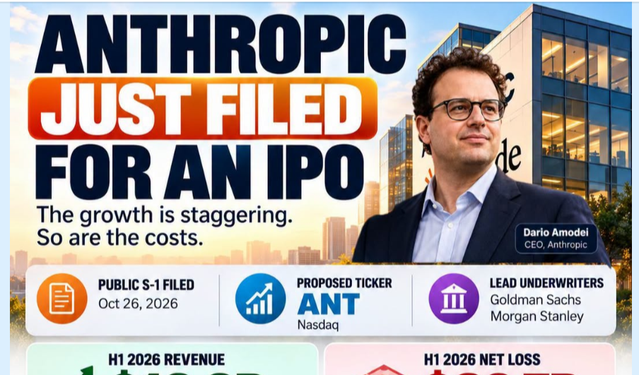 Anthropic IPO Filing Puts AI Growth and Spending in Focus