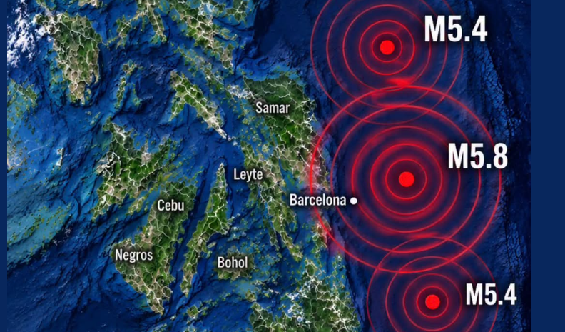 Philippines Hit by Three Earthquakes, Two Just 71 Seconds Apart