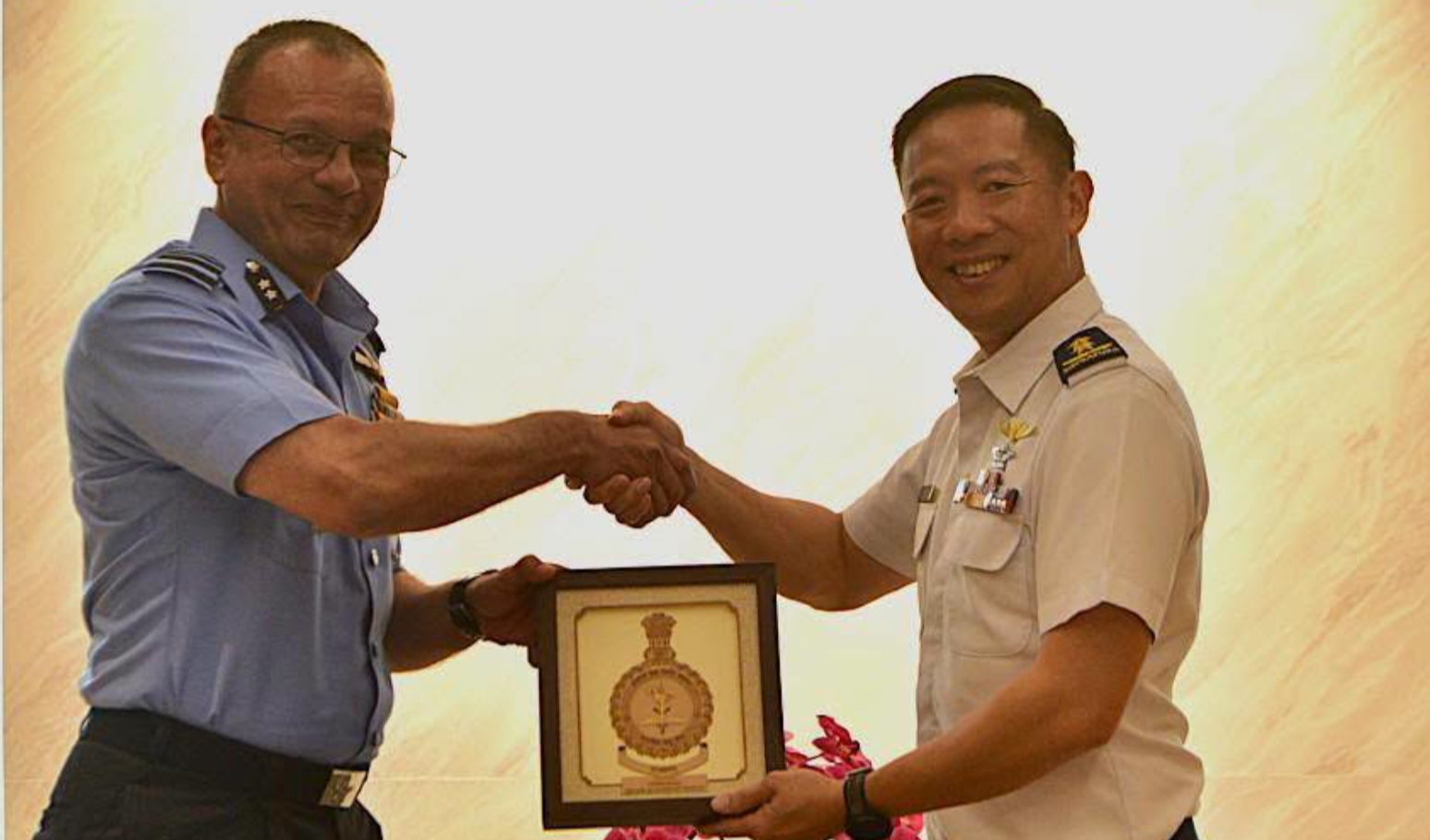 Indian Air Force Delegation Meets Singapore Air Force Chief