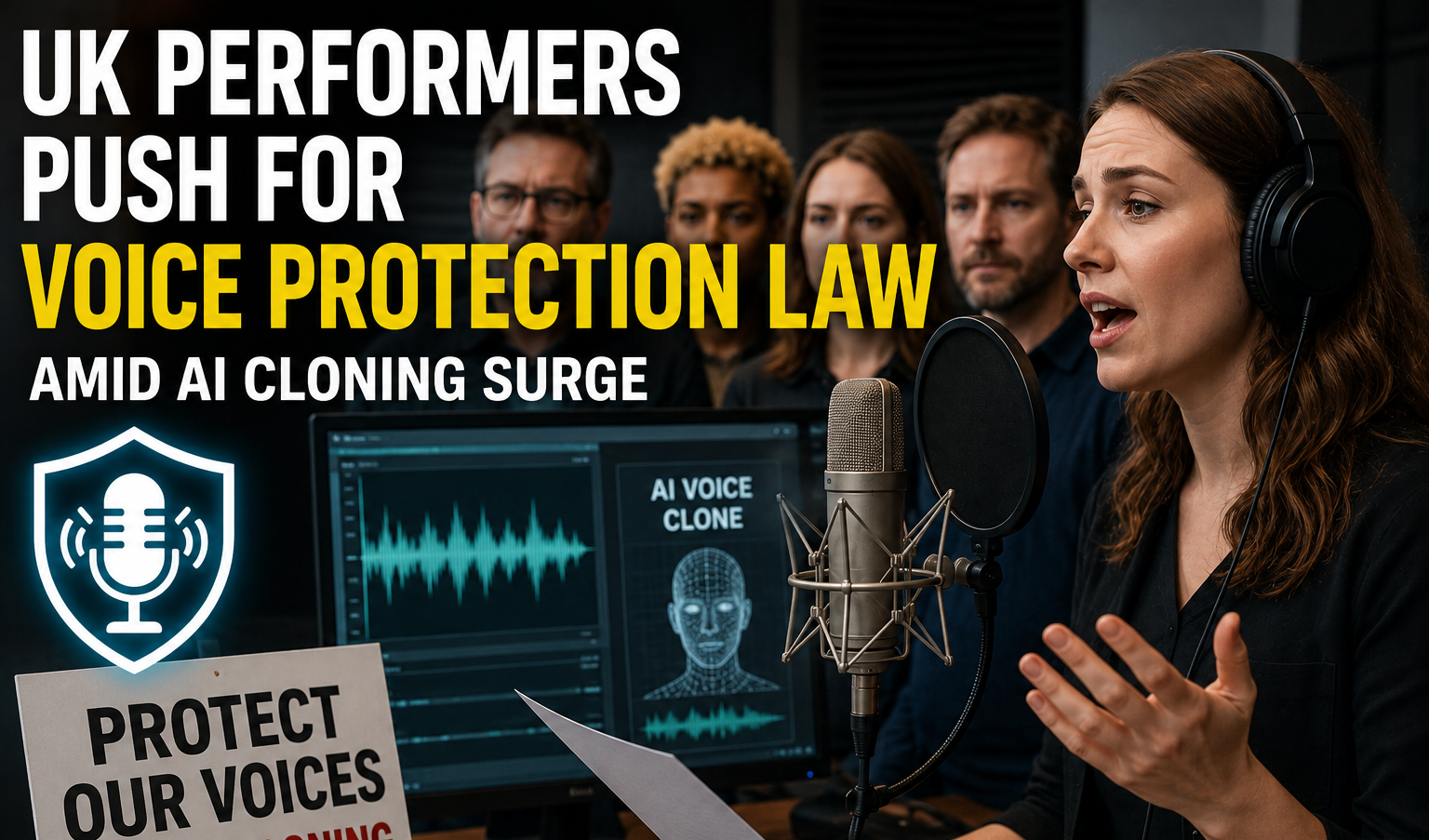 UK Performers Push for Voice Protection Law Amid AI Cloning Surge