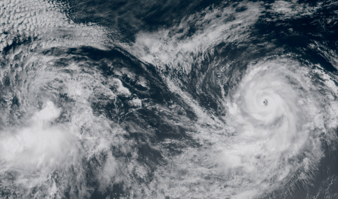 Karina Becomes Category 1 Hurricane Far Out in Pacific