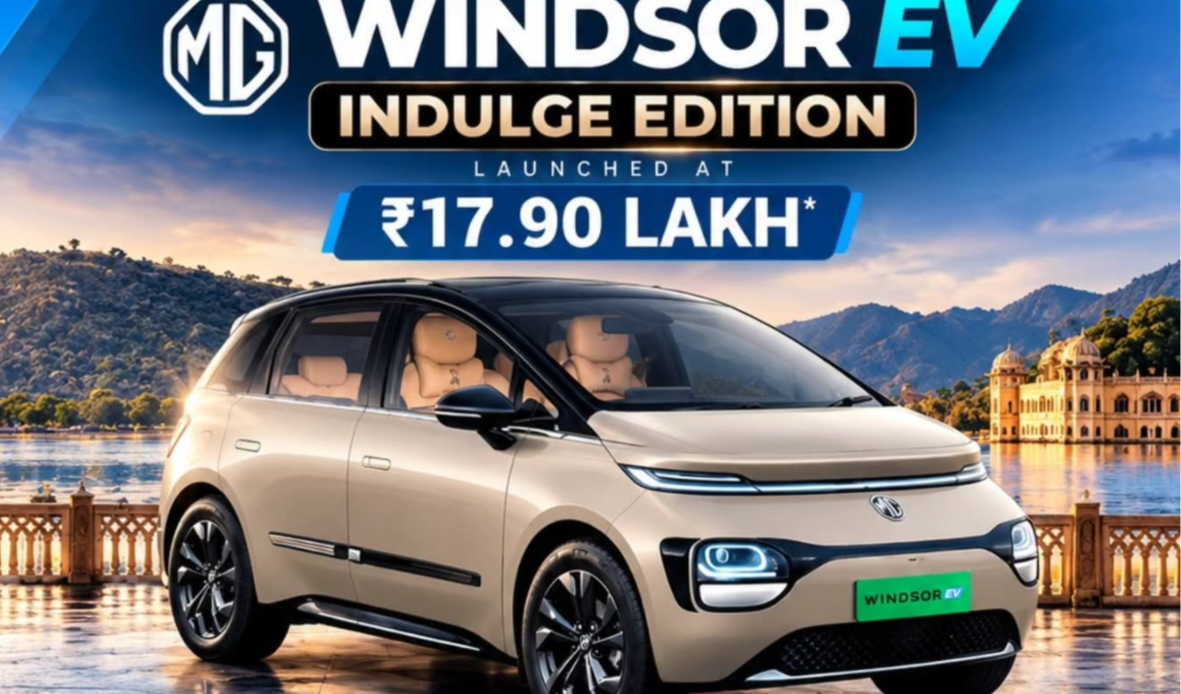 MG Windsor EV Indulge Edition Launched at ₹17.89 Lakh