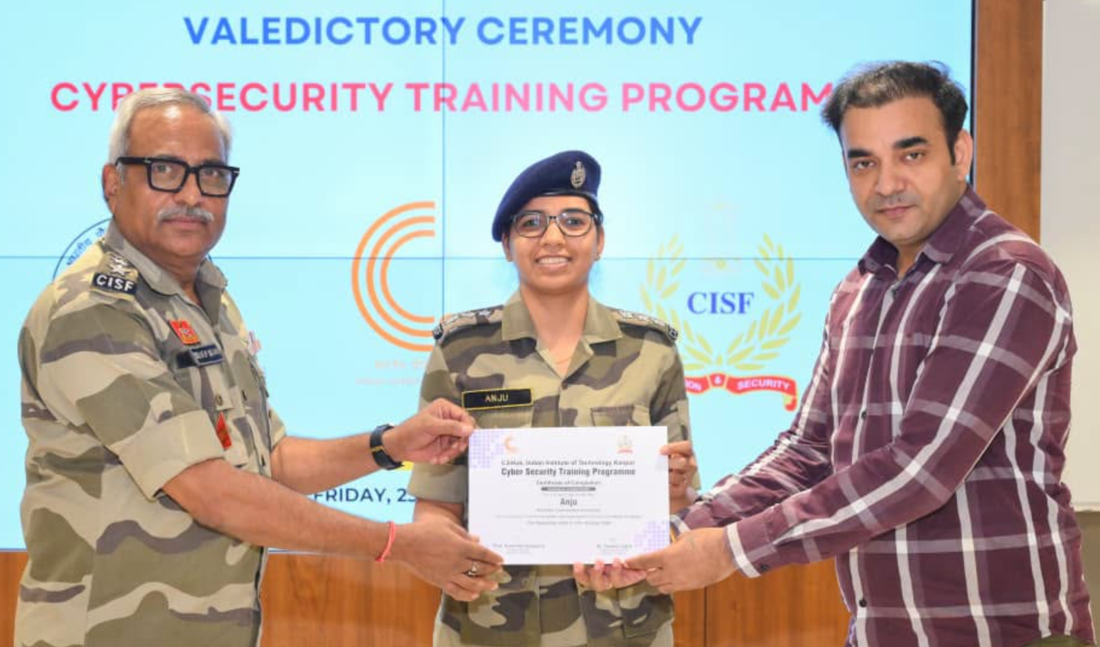 CISF Cybersecurity Training at IIT Kanpur: 40 Personnel Complete Six-Week Programme