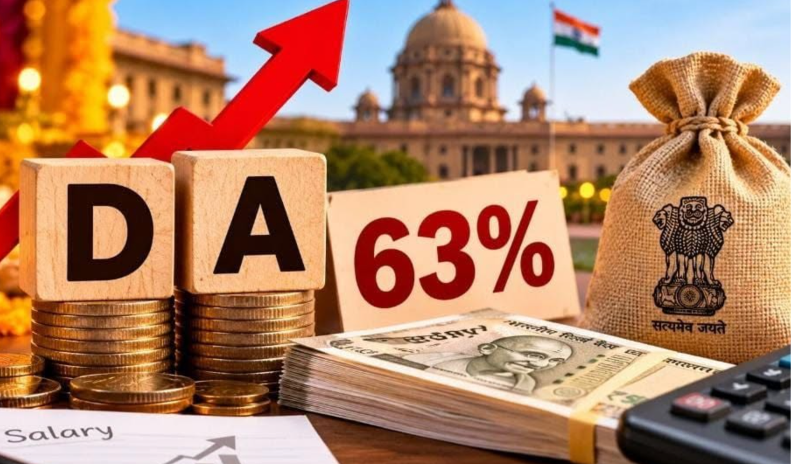3% DA Hike Approved: Central Government Employees to Get 63% DA