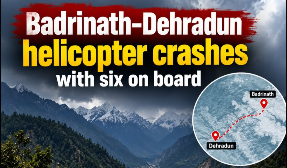 Uttarakhand Helicopter Crash Six Dead Near Joshimath, AAIB Investigation Begins