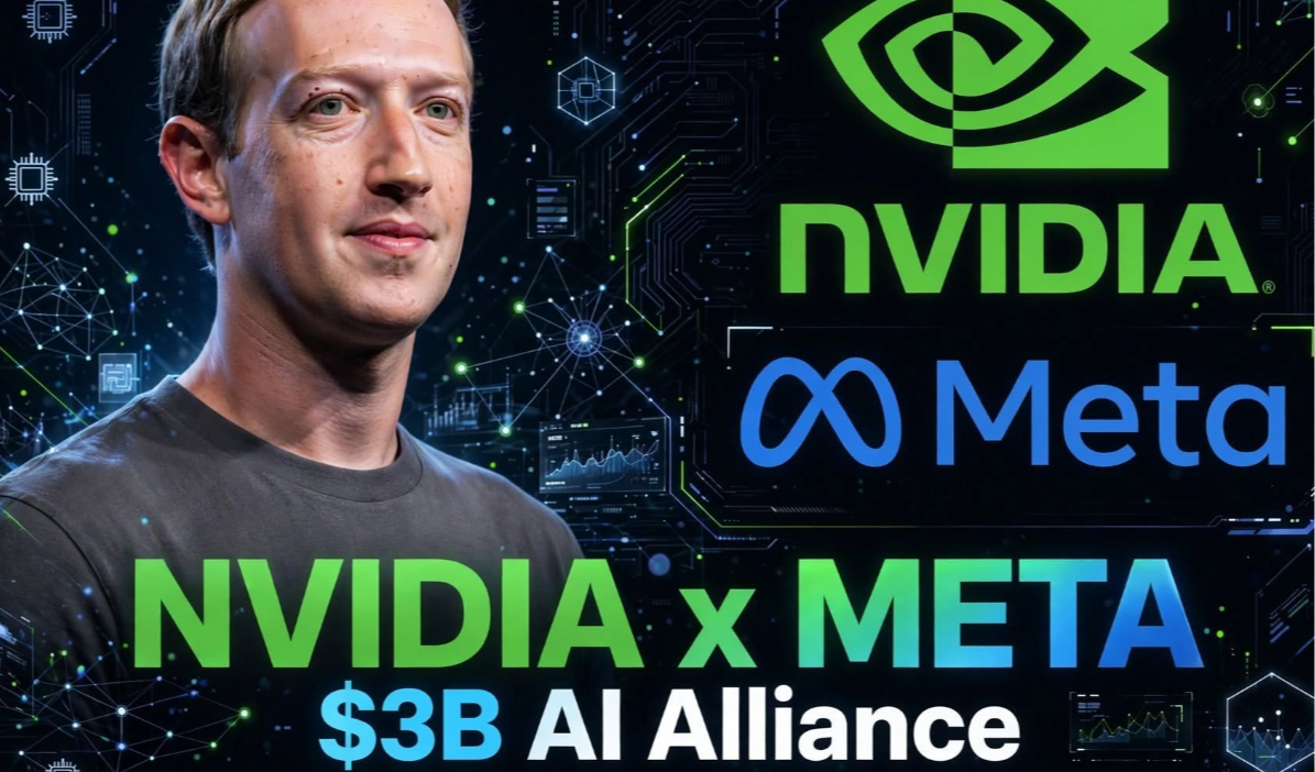 Nvidia to Invest $3 Billion in Meta in Major AI Partnership