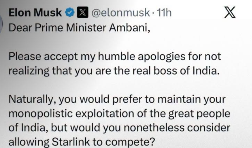 Starlink India Launch Delay- Musk, Ambani and Government Respond