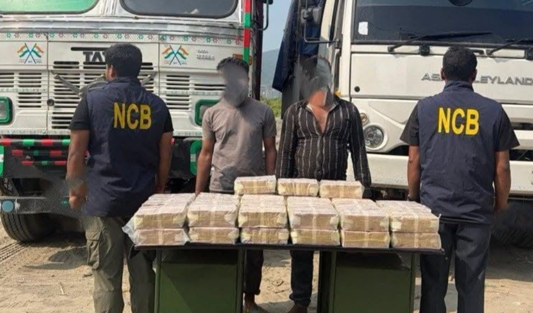 NCB Seizes Drugs Worth ₹43 Crore in Guwahati; Two Arrested