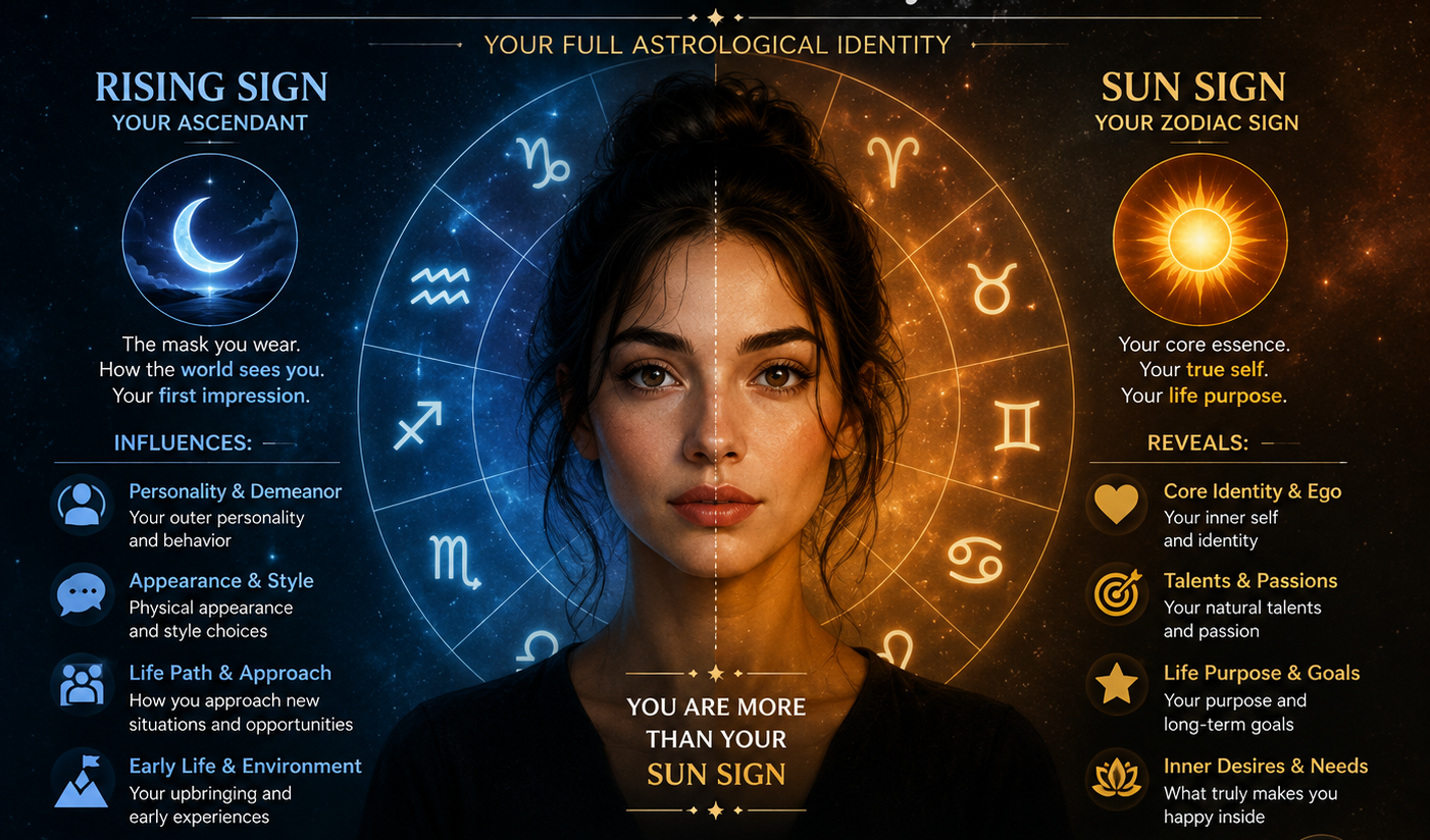 Rising Sign vs Sun Sign: What Your Ascendant Says About You