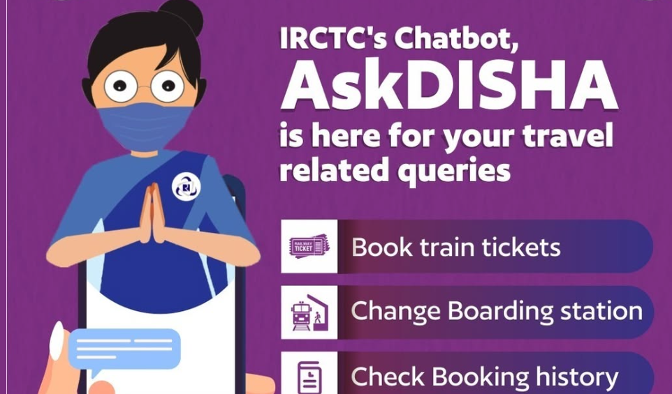 IRCTC's AskDisha 2.0 Chatbot Books Tickets and Refunds by Voice