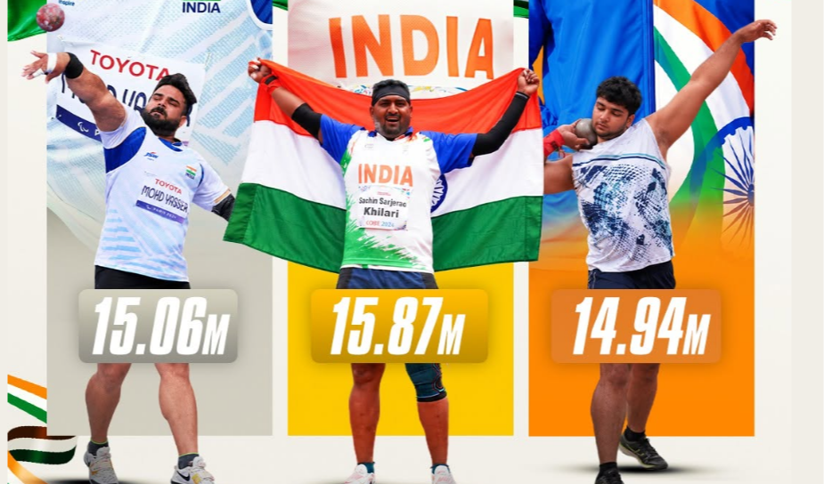 Indian Athletes Sweep Asian Para Games Shot Put Medals