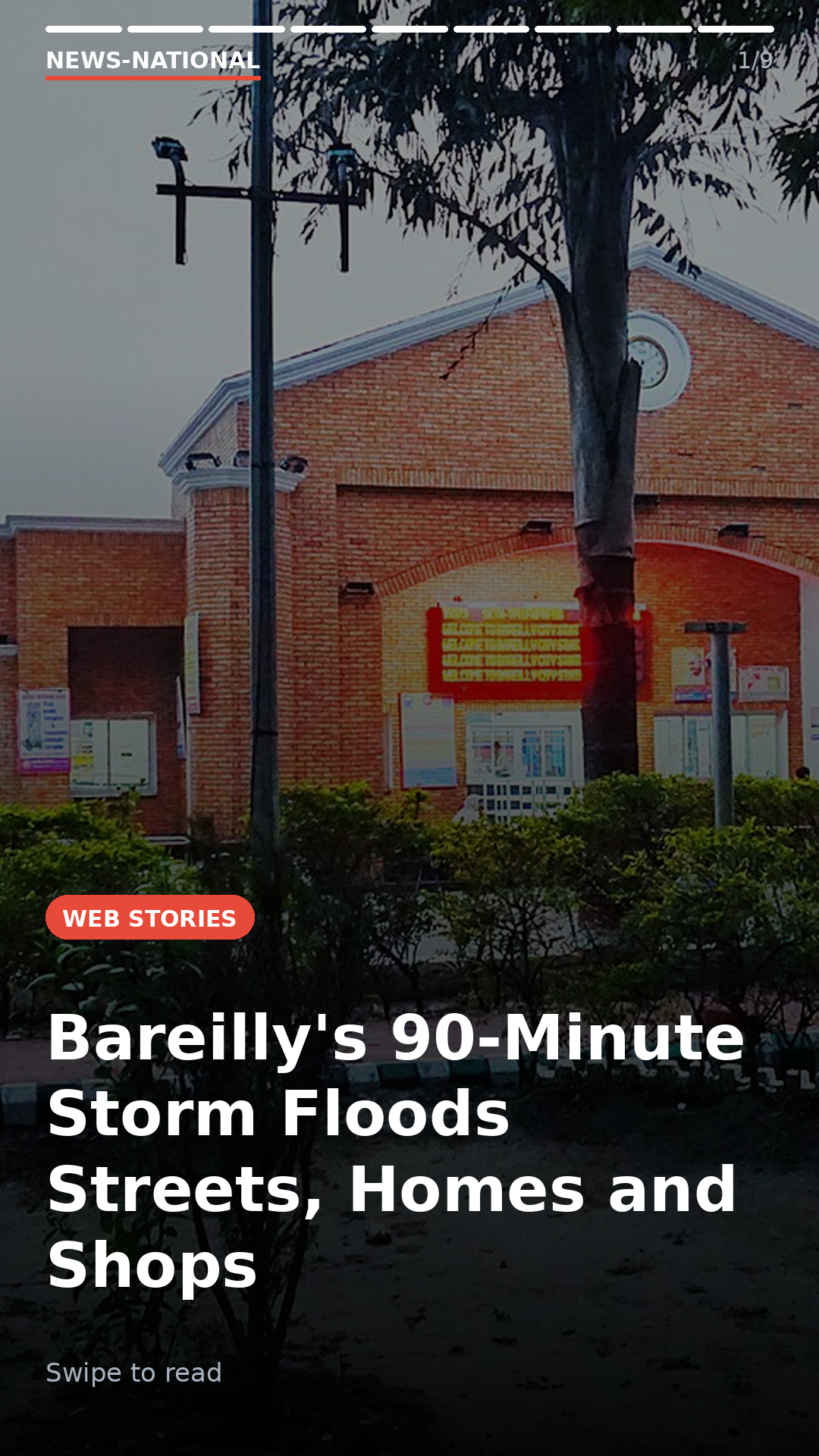 Bareilly's 90-Minute Storm Floods Streets, Homes and Shops